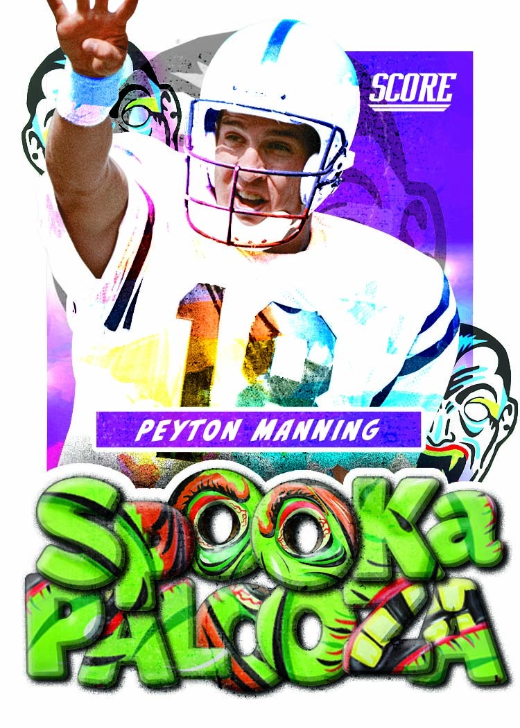 2026 Panini Score-A-Treat Petyon Manning Spook-A-Palooza Card