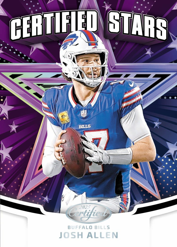 2025 Panini Certified Football Certified Stars Josh Allen