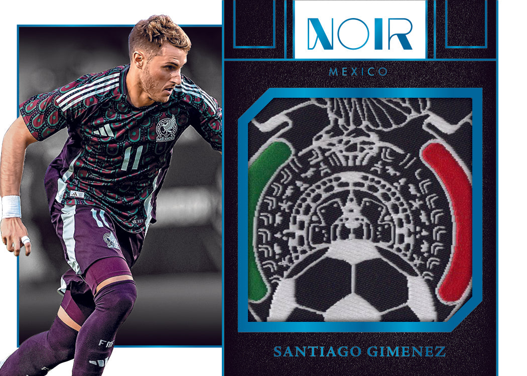 2024-25 Panini Noir FIFA Soccer Team Logo Santiago Gimenez