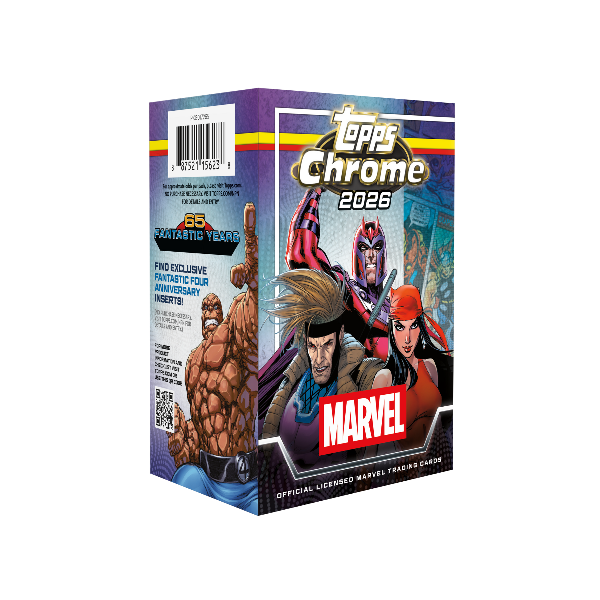 2026 Topps Chrome Marvel Comics Value Box
