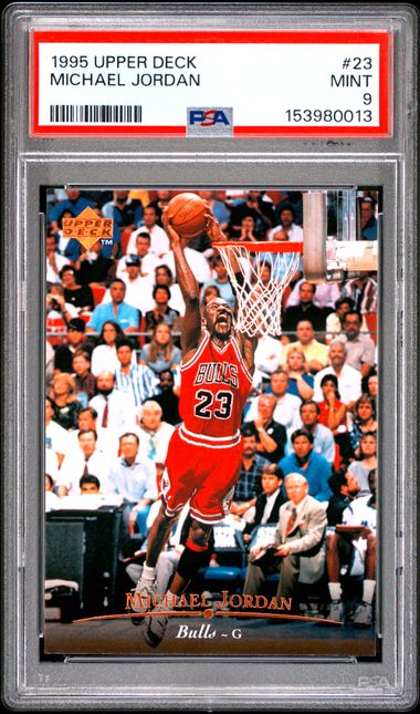 1995 Upper Deck #23 Michael Jordan PSA 9 - Front