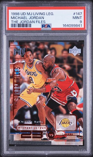1998 Upper Deck MJ Living Legend The Jordan Files #147 Michael Jordan PSA 9 - Front