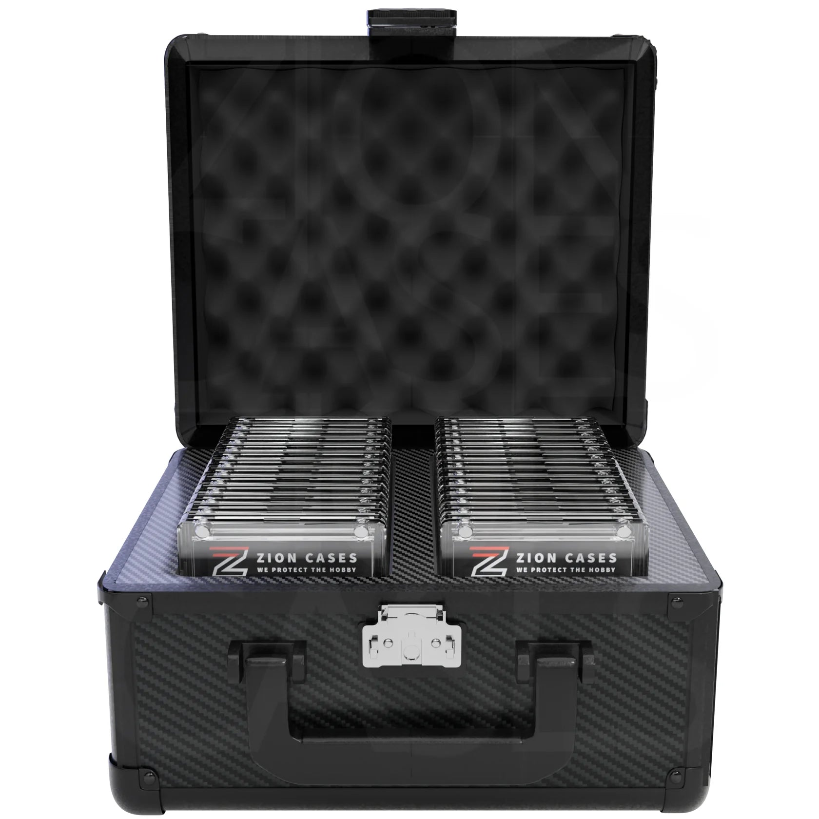 Zion Slab Case 2 Row in carbon fiber black